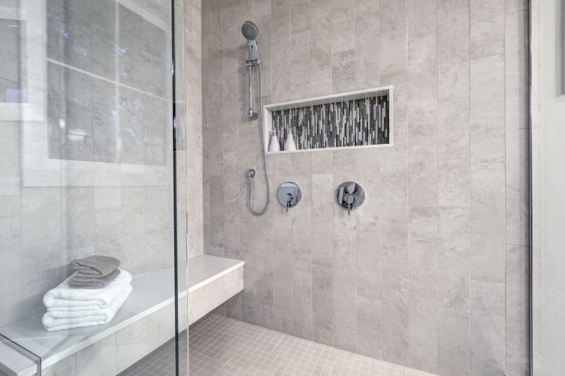 Tile-Accented Shower